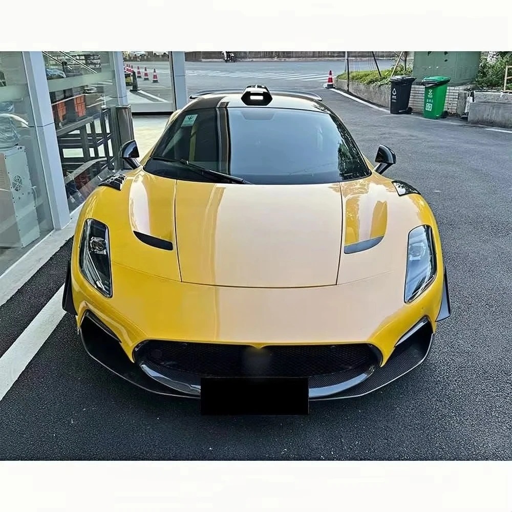 JING YUE OEM Style Dry Carbon Fiber Front Lip for MC20 Retrofit/Upgrade